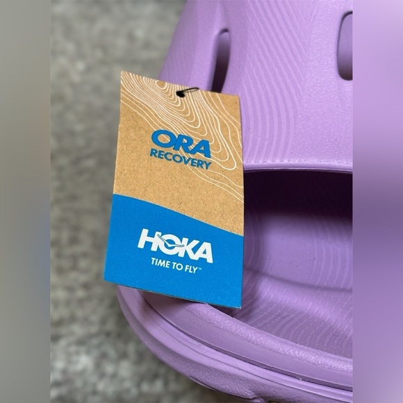 NEW Hoka Ora Recovery Unisex Slides 3 in Lilac Purple - Men’s 14/Women’s 16 - Picture 7 of 8